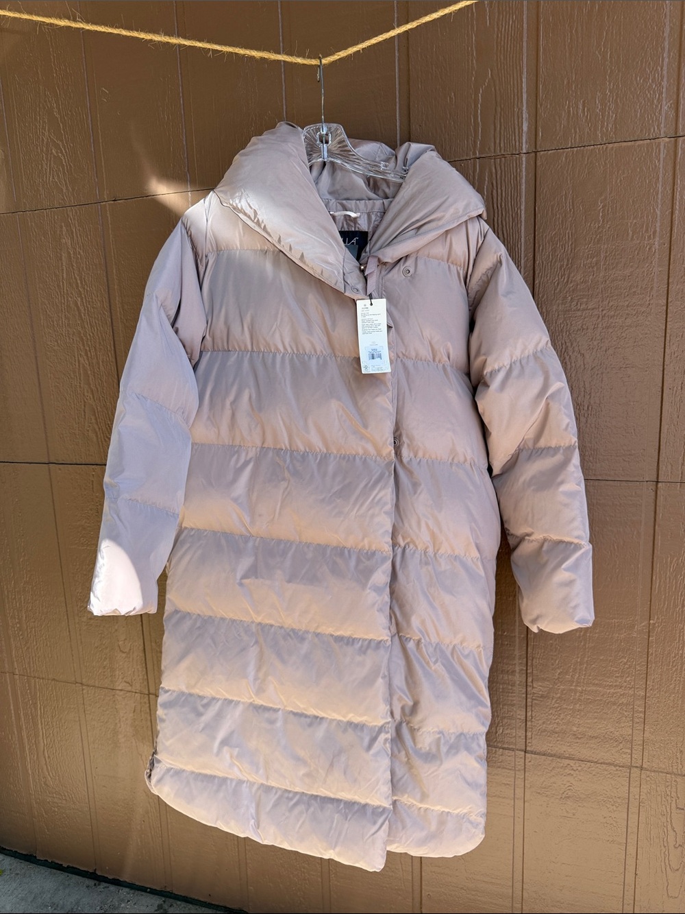Calia NWT Pink Women's Long Puffer Coat